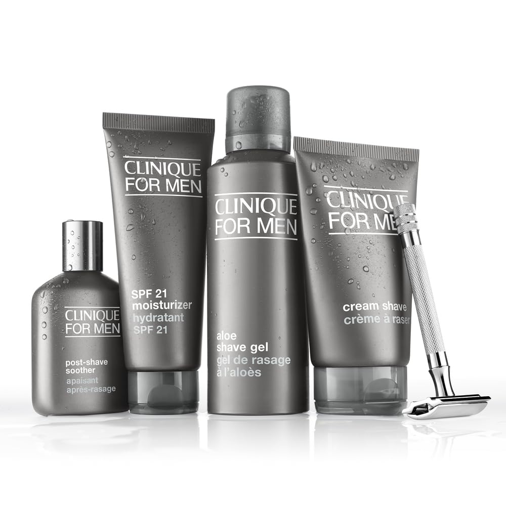 Buy now Clinique For Men Cream Shave Shaving Cream | Rich Dry Skin Formula | Hydrating | Softens Beard + Soothes, 4.2 Fl Oz at indiglob india