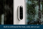 Buy now Arlo Essential Wired Video Doorbell - HD Video, 180 degrees View, Night Vision, 2 Way Audio, Direct to Wi-Fi No Hub Needed, Wired, White (Renewed) at indiglob india