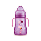 Buy now MAM Trainer Sippy Cup for Toddlers 1-3, 8 oz. Transition Drinking Cup with Extra-Soft Spout, Spill-Free Nipple, and Non-Slip Handles, for Boys 4+ Months, 1 Count at indiglob india