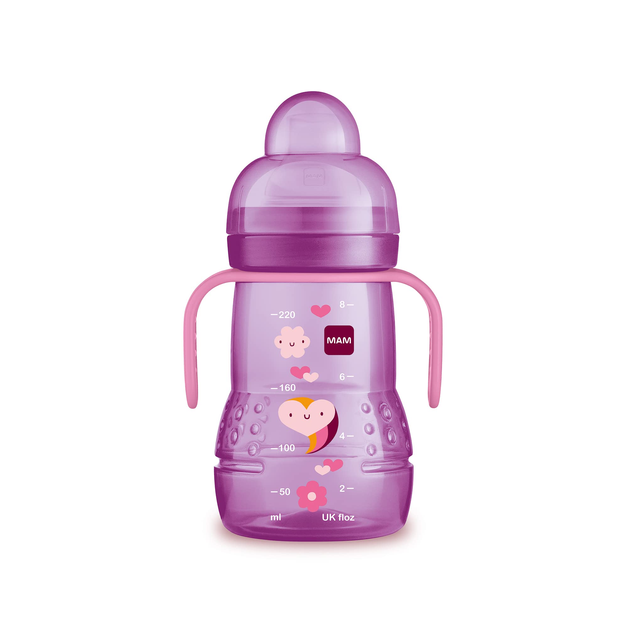 Buy now MAM Trainer Sippy Cup for Toddlers 1-3, 8 oz. Transition Drinking Cup with Extra-Soft Spout, Spill-Free Nipple, and Non-Slip Handles, for Boys 4+ Months, 1 Count at indiglob india
