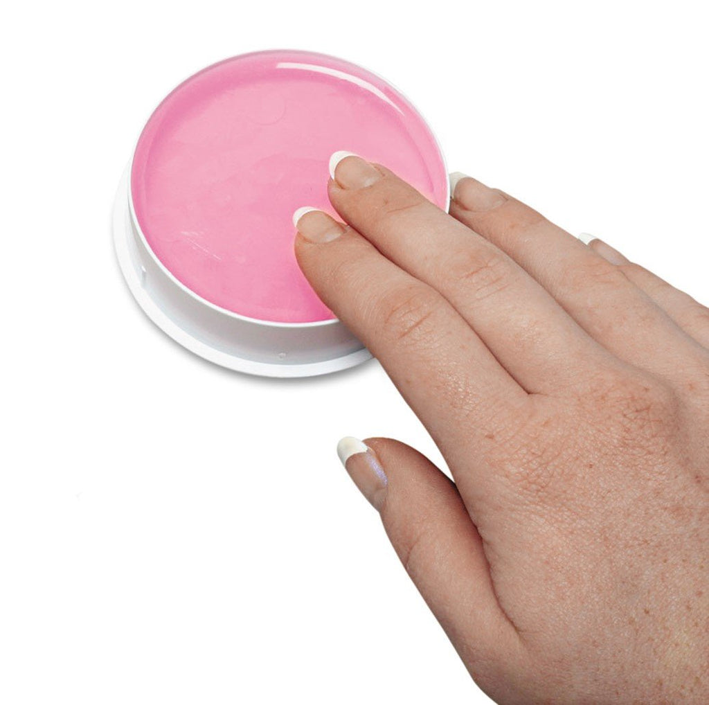LEE 10053 Sortkwik Fingertip Moisteners, 3/8 oz, Pink, Sold as 6 Pack