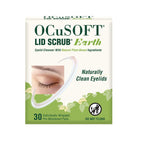 OCuSOFT Lid Scrub Earth Natural Eyelid Cleanser – 30 Pre-Moistened Pads
