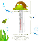 XY-WQ Turtle Floating Pool Thermometer with String, Easy-Read