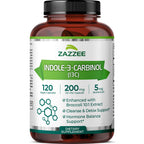 Zazzee High Absorption Indole-3-Carbinol (I3C), 200 mg per Capsule, Vegan