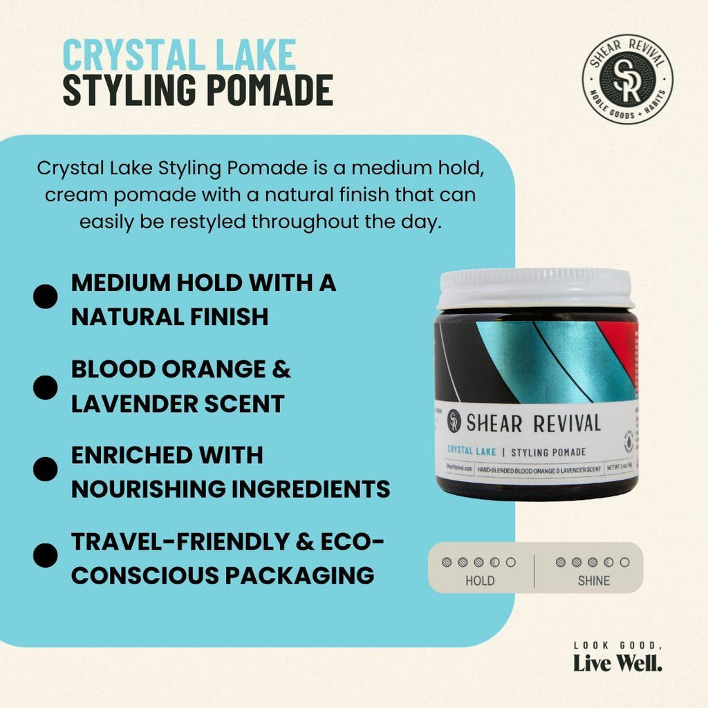 Shear Revival Crystal Lake Styling Cream - Medium Hold, Natural Finish