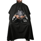 Buy now CM Barber Cape with Clear Window Salon Cape Hair Cutting Cover Hair Drape Waterproof Haircut Apron with Buckle for Barber Shop Salon Stylists Home DIY Hairdressing Default at indiglob india