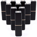 Buy now Allwon 10Pcs Black Empty Lipstick Tubes DIY Lip Balm Container (Square Tube) at indiglob india