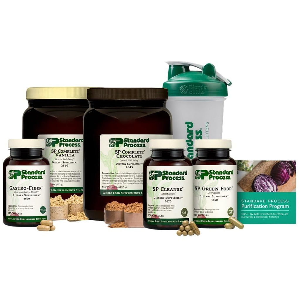 Standard Process Gastro-Fiber, Prebiotic Digestive Supplement, 150 Capsules