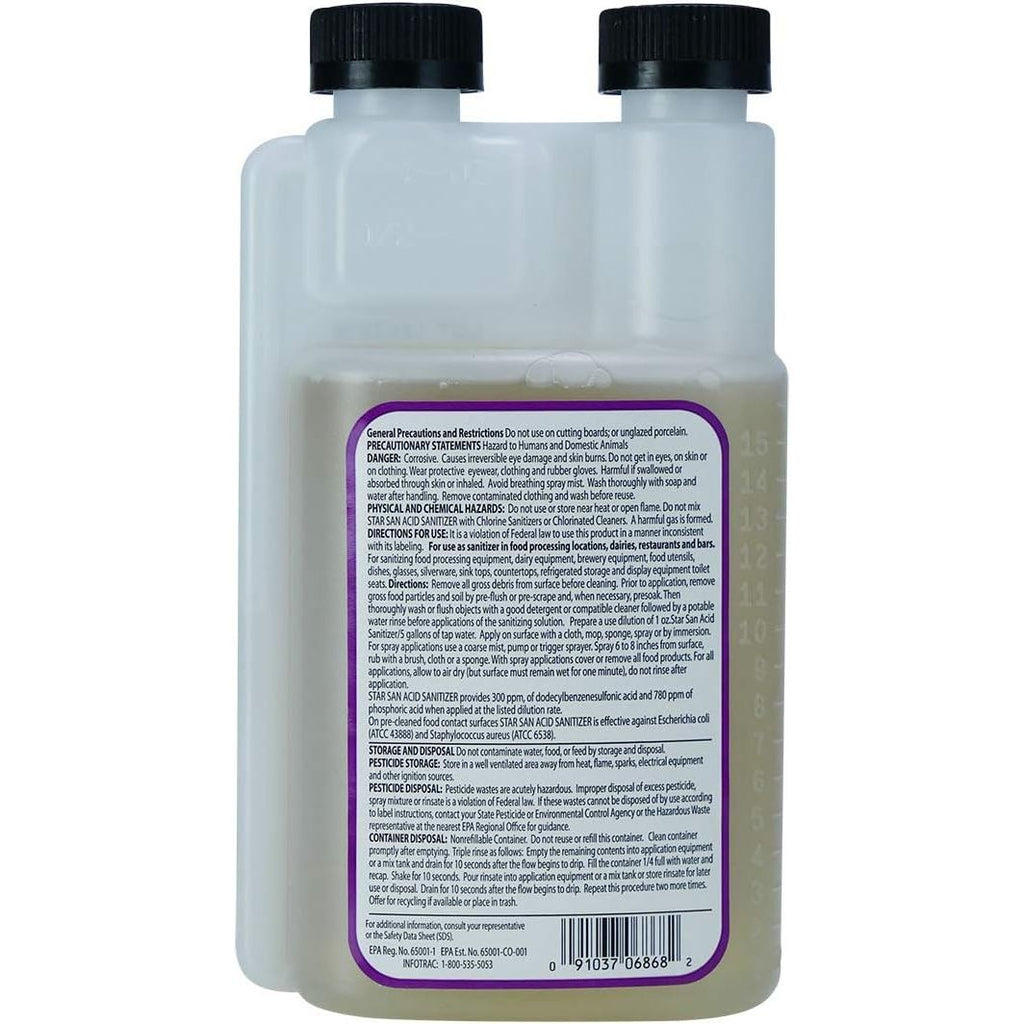 Buy now Five Star - Star San - 16 Ounce - Brew Sanitizer High Foaming Acid Anionic at indiglob india