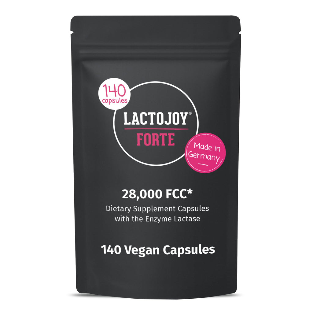 LactoJoy Lactase Pills 14.500 FCC I 240 Pieces Refill Package I Powerful Lactase Enzymes for Lactose Intolerance I Ultra Pure Lactase for Improved Digestion I 100% Vegan