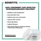 DRMTLGY Microdermabrasion Scrub | Gentle Facial Exfoliating Scrub | Dull skin renewal, Rough texture smoothing, Pumice exfoliation, Polished finish, Gentle exfoliation