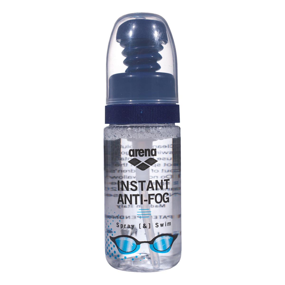 ARENA Instant Anti-Fog Spray Swim Goggles Treatment Prevents Fogging Swim Practice Essential Defogger Solution, 35ml Up to 150 Applications, Clear