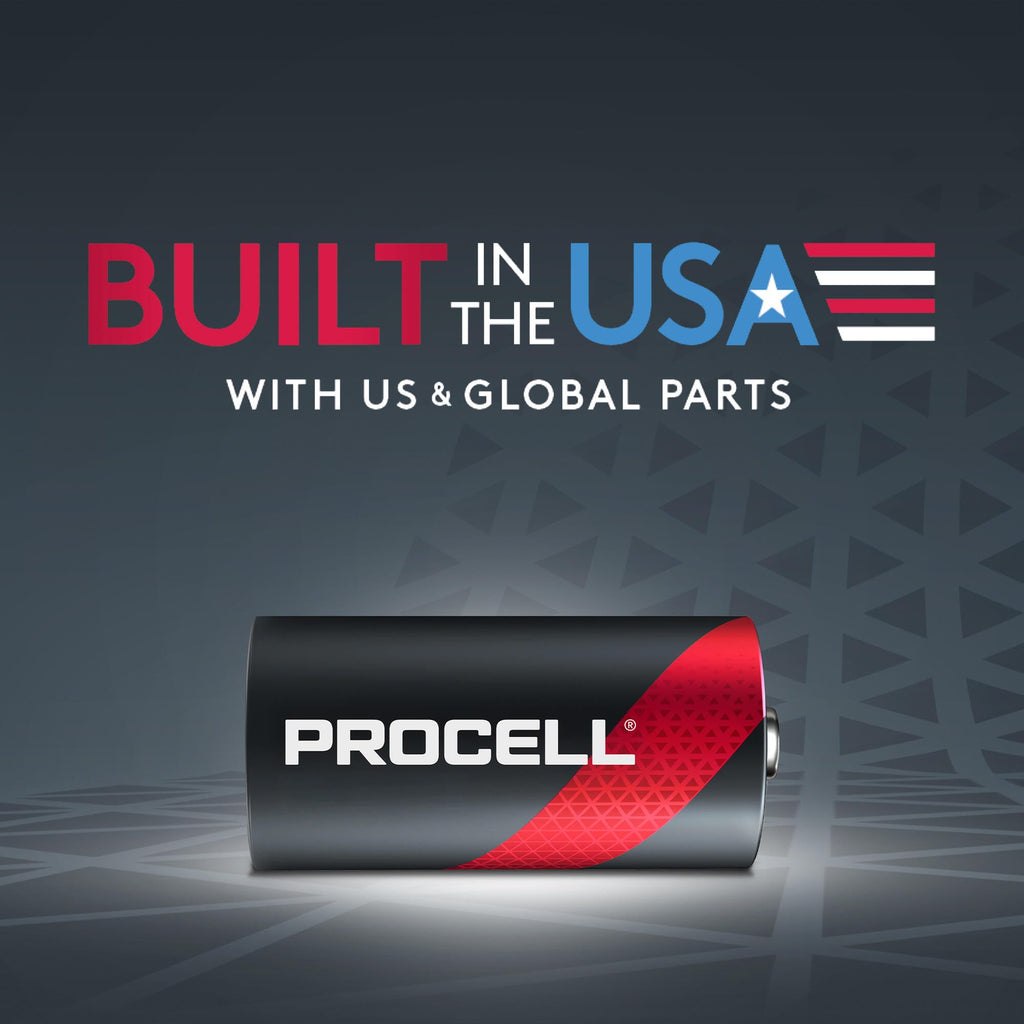 PROCELL D Cell Alkaline Batteries, 1.5V, 48 Pack for Professional Devices