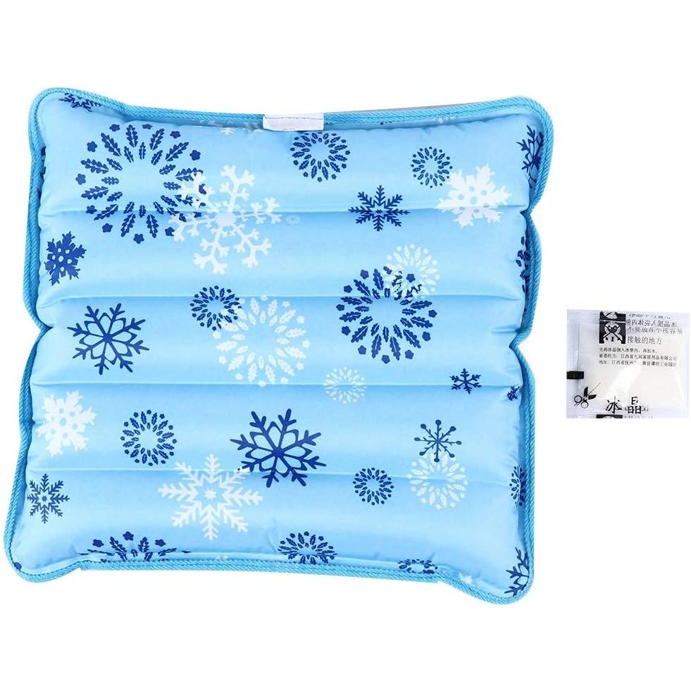 Buy now Cooling Mat, Ice Cool Pillow, Water Filling Ice Cushion Chair Pad, Multifunctional Children Adult Ice Pillow Water Seat Cushion Baby, Children, Student, Office, Car, Travel(#3) at indiglob india