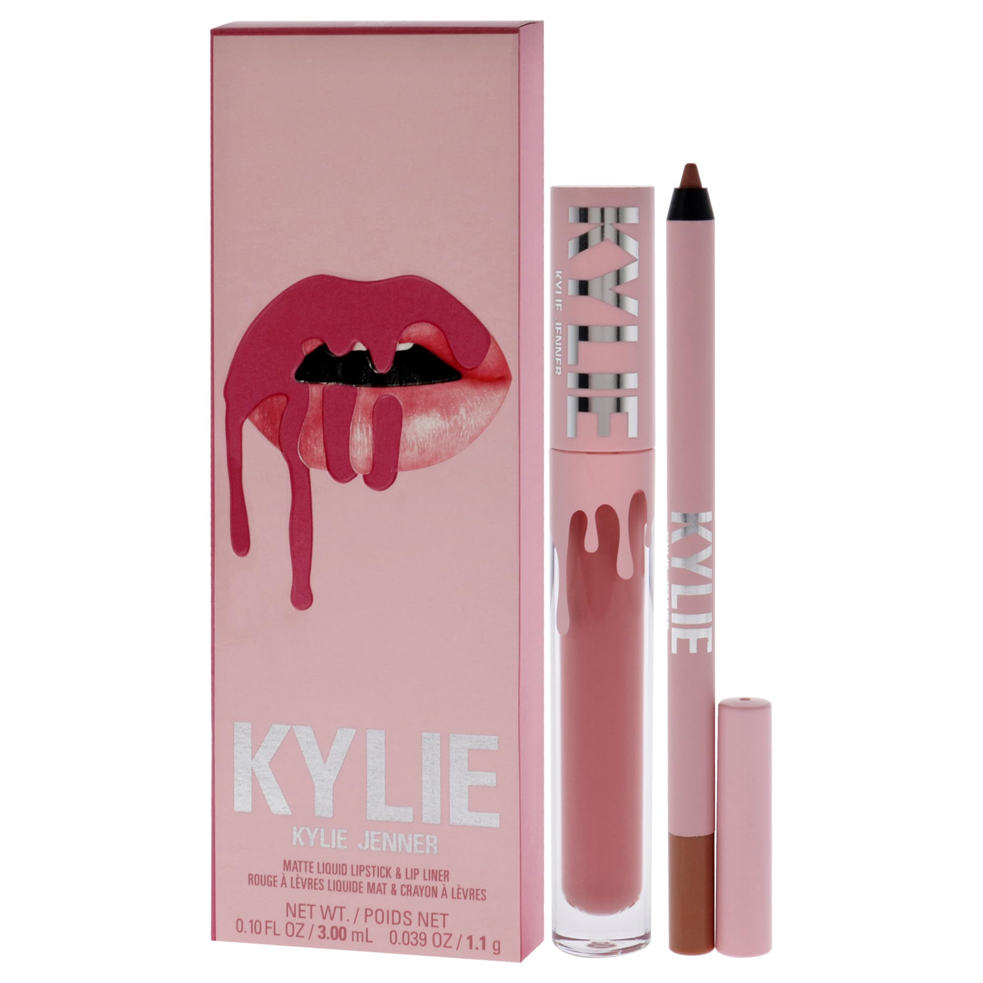 Buy now Matte Lip Kit - 808 Kylie by Kylie Cosmetics for Women - 2 Pc 0.10oz Matte Liquid Lipstick, 0.03oz Lip Liner at indiglob india