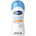 Cetaphil Ultra Gentle Refreshing Body Wash, Hypoallergenic, 16.9oz | Hypoallergenic, Fragrance-Free, Aloe Vera, Calendula, Vitamin B5, Moisturizing, Dermatologist Tested, Dry To Normal Skin