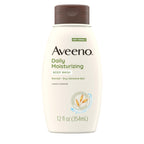 Aveeno Daily Moisturizing Body Wash for Normal to Dry Skin, Sensitive Formula with Prebiotic Oat, Gently Cleanses Dry Skin, Lightly Scented Body Wash for Women and Men, Value Size 33 fl. Oz