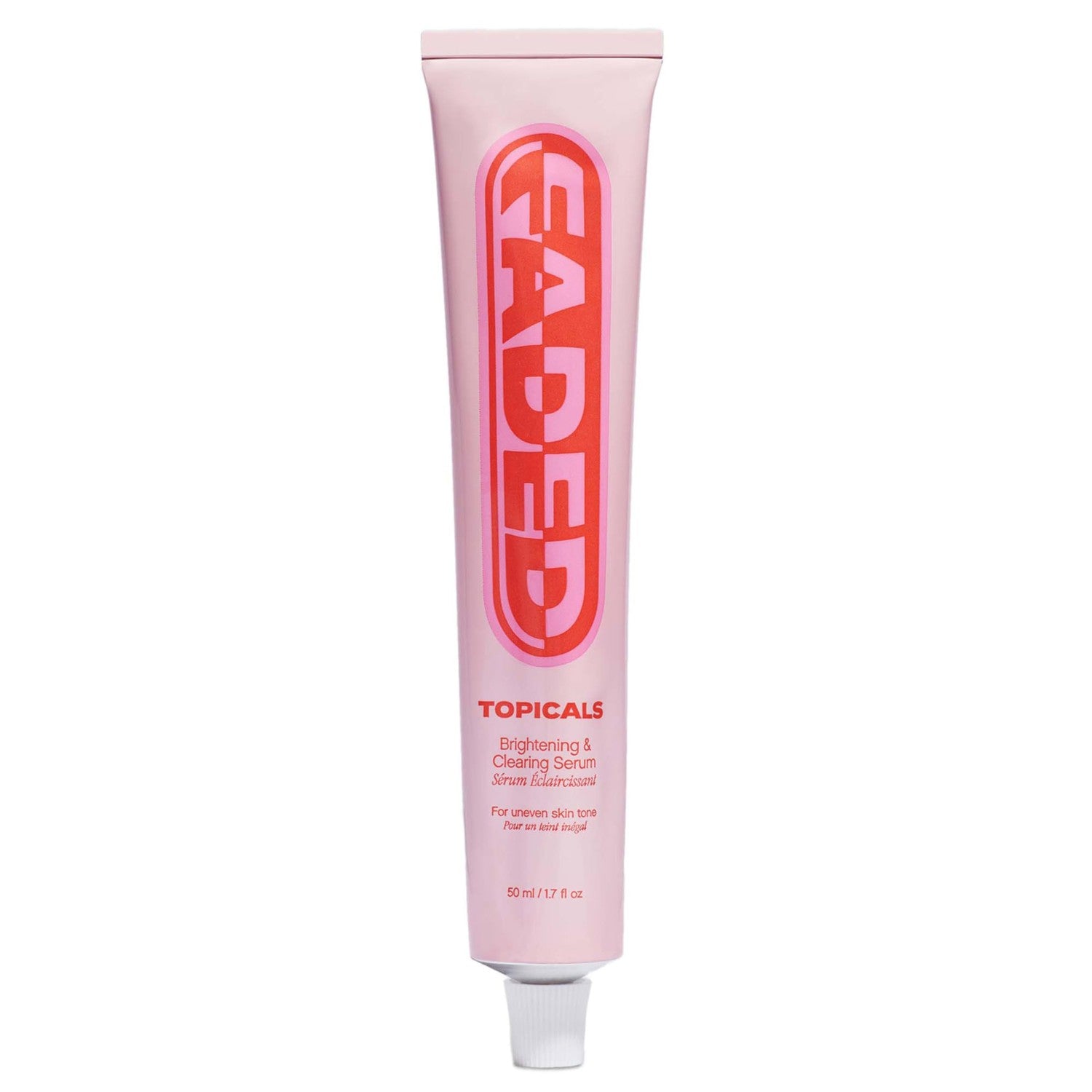 Topicals, Faded Brightening Serum, Reduces Discoloration, 0.5 Fl Oz | Clears Post-Blemish Marks, Scars & Spots, Kojic Acid & Niacinamide, Dermatologist-Tested, Vegan