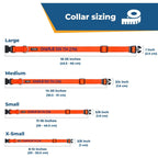 GoTags Personalized Dog Collar, Custom Embroidered with Pet Name and Number