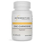 Integrative Therapeutics Zinc-Carnosine - Digestive & Gut Health Support* - GI Tract Support* - Supports Immune Health* - Easy-to-Swallow - Vegan, Gluten-Free & Dairy-Free - 60 Capsules (60 Servings)