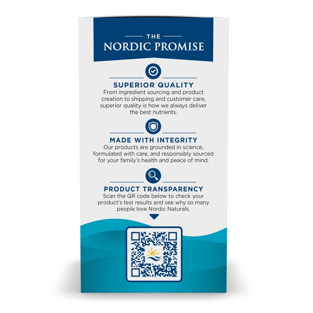 Nordic Naturals DHA Xtra Supplement, 1660mg Omega-3 Fish Oil - 90 Count | 1660mg Omega-3 per serving (2x potency). Supports brain & nervous system health. Non-GMO. Strawberry flavor. 90 servings.
