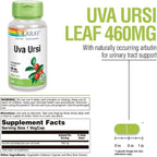 Buy now SOLARAY Uva Ursi Leaf 460 mg | Healthy Bladder, Kidney & Urinary Tract Function Support | Non-GMO | 100ct (Take 3 Daily) at indiglob india