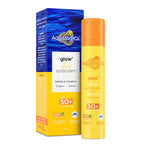 Buy now Aqualogica Glow+ Dewy Face Sunscreen with SPF 50+ & PA+++ | Blue Light Protection & No White Cast | Helps Give Glowing Skin with Papaya & Vitamin C | 1.76 Oz/50g 1.76 Ounce (Pack of 1) at indiglob india