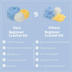 Buy now ZMAAGG Beginners Crochet Kit, Crochet Animal Kit, Knitting Kit with Yarn, Polyester Fiber, Crochet Hooks, Step-by-Step Instructions Video, Crochet Starter Kit for Beginner DIY Craft Art (Penguin) at indiglob india