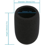 Buy now SUNMON Windscreen Foam Cover, Windscreen Pop Filter for Audio-technica AT2020 Condenser Studio Microphone,Compatible with AT-2035 AT-2050 ATR2500 ATR2500X AT-4040 Microphones,(Black) at indiglob india