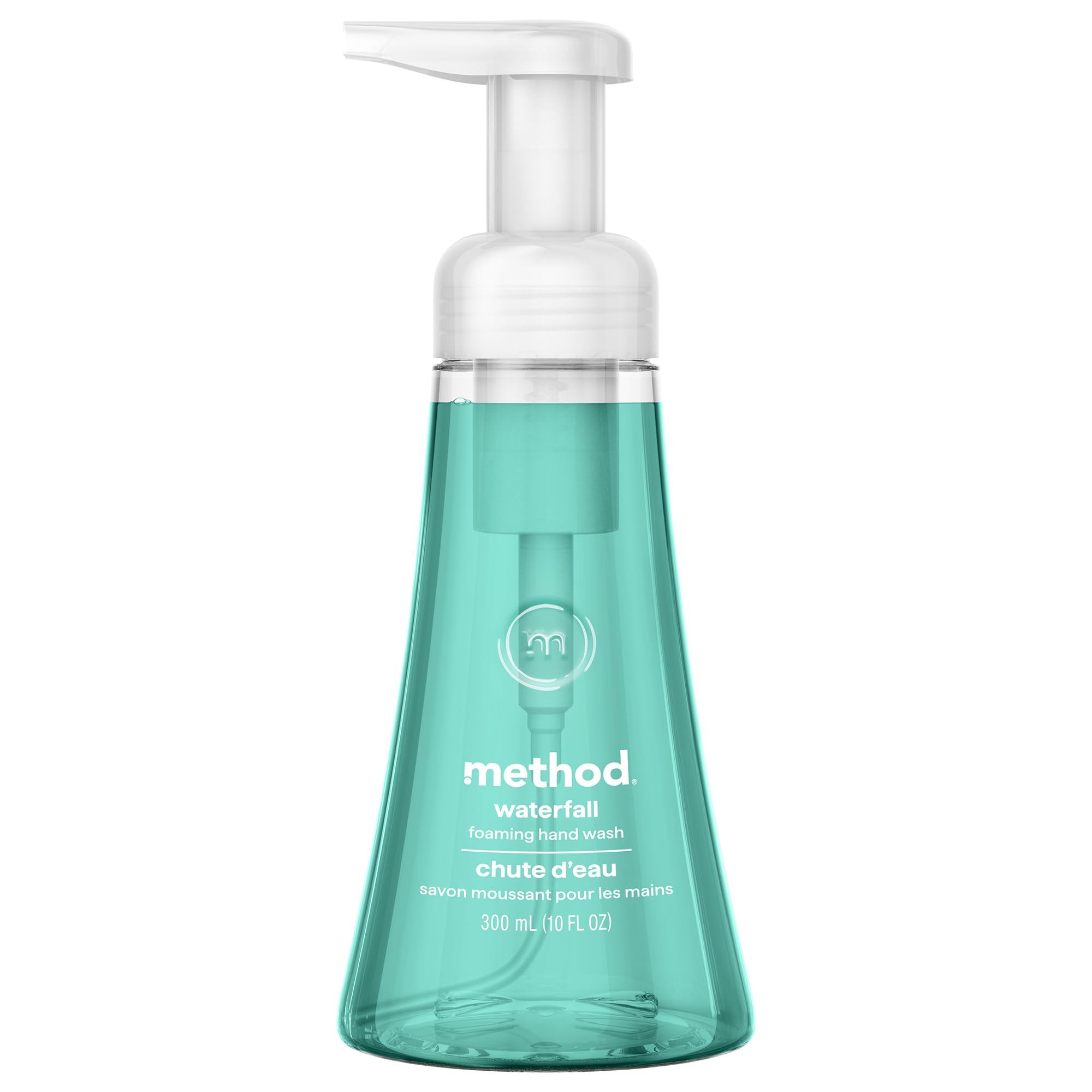 Method Foaming Hand Soap, Waterfall, Paraben and Phthalate Free, 10 Fl Oz (Pack of 1) | Hydrates & Softens Skin, Designed for Gentle Everyday Cleansing, With Notes of Water Lily and Sandalwood