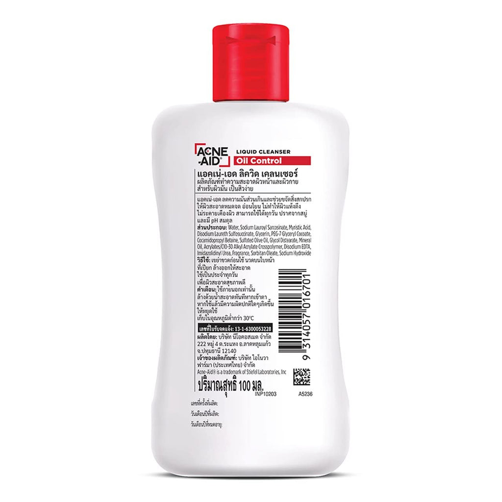 Buy now Acne-aid Liquid Cleanser for Pimples Skin : 100ml. at indiglob india