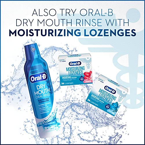 Buy now Oral-B Dry Mouth Oral Rinse Mouthwash, Moisturizing Mint, 16 Fl Oz at indiglob india
