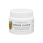 Buy now Farmacy Makeup Remover Cleansing Balm - Green Clean Waterproof Makeup Remover + Oil Based Cleanser - Gentle Exfoliating Double Cleanser - Melts From Balm to Milky Lather (100ml) at indiglob india