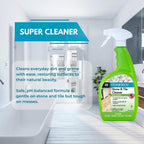 StoneTech Stone & Tile Cleaner Spray – Daily Cleaner for Granite, Marble, Ceramic, Porcelain & Stone – Removes Spills, Dirt & Grease – pH Neutral - 2-Pack, 24oz each + 2 Microfiber Cloths