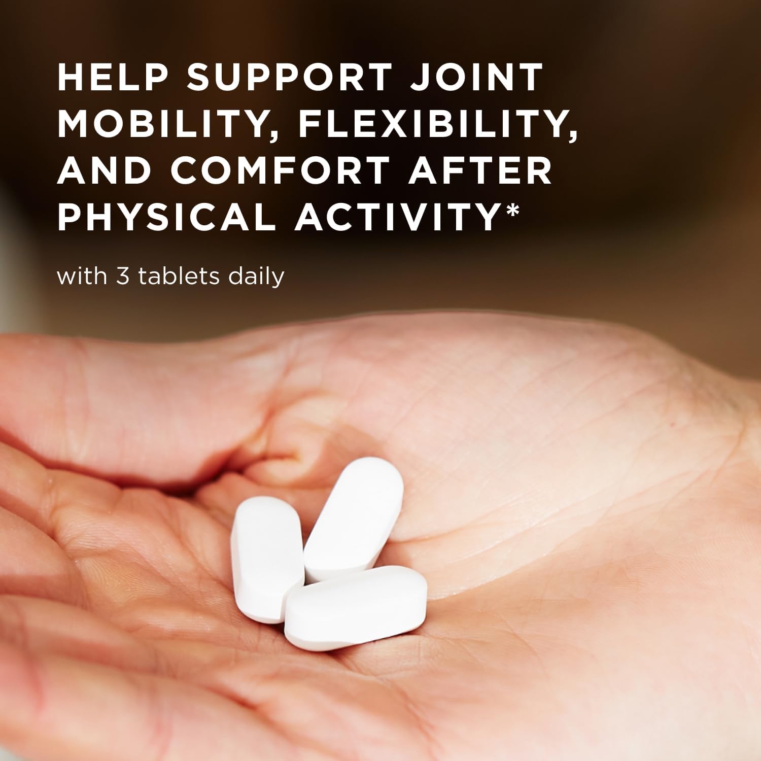 Buy now Solgar Glucosamine Hyaluronic Acid Chondroitin MSM (Shellfish-Free), 60 Tablets - Joint Support & Comfort - Supports Active Lifestyles - Non-GMO, Gluten Free, Dairy Free - 20 Servings at indiglob india