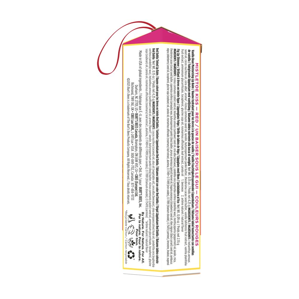 Buy now BURTS BEES Mistletoe Kiss Red Holiday Gift Kit, 1 EA at indiglob india