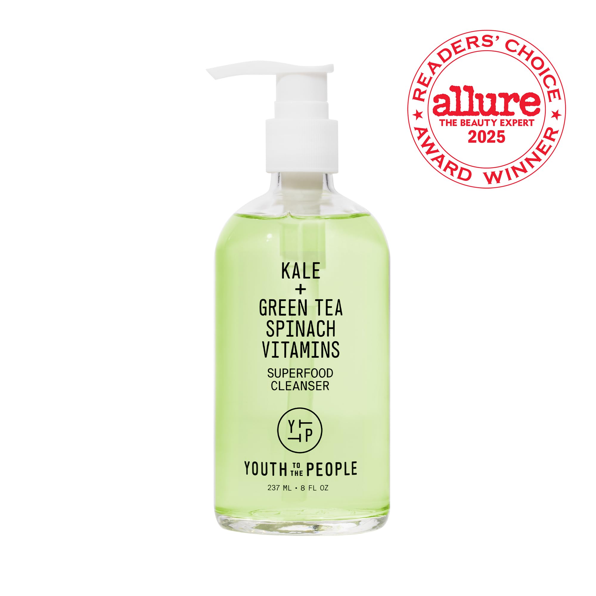 Buy now Youth To The People Superfood Facial Cleanser - Kale + Green Tea Daily Face Wash, Gentle Makeup Remover, with Soothing Antioxidants for Glowing Skin, pH Balance, Clean Pores, Sulfate-free, Refillable at indiglob india