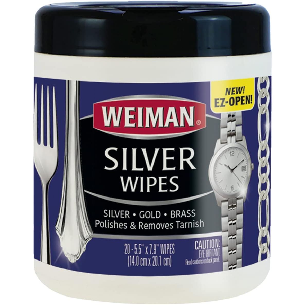 Buy now Weiman Jewelry Polish Cleaner, Tarnish Remover Wipes - 20 Count - Use on Silver Jewelry Antique Silver Gold Brass Copper and Aluminum at indiglob india