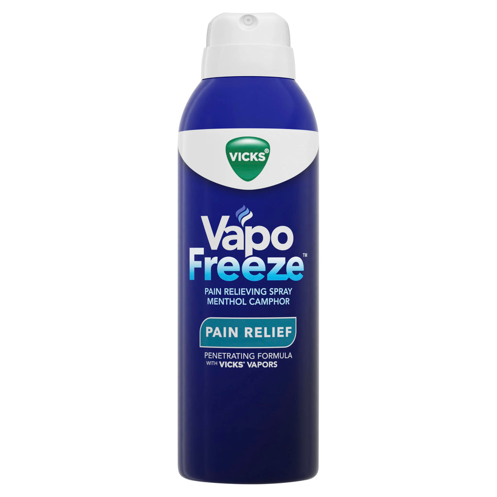 Buy now Vicks VapoFreeze Menthol Pain Relieving Spray 3oz, for Muscles & Joint Pain Associated with Arthritis, Simple Backaches, Strains, Sprains, Bruises, Vicks Vapors, Penetrating Formula at indiglob india