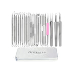 6 Pcs Pimple Popper Tool Kit Blackhead Remover, 410 Grade Stainless Steel | Professional Pimple Extractor Tool Kit for Blackheads, Comedone, Acne, Zit and Whiteheads, Stainless Steel Extraction Tools