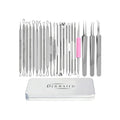 6 Pcs Pimple Popper Tool Kit Blackhead Remover, 410 Grade Stainless Steel | Professional Pimple Extractor Tool Kit for Blackheads, Comedone, Acne, Zit and Whiteheads, Stainless Steel Extraction Tools