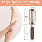 Buy now Foot File Foot Scrubber Pedicure - Callus Remover for Feet Easkep Professional Grater Rasp Foot Scraper Corns Callous Removers Cracked Dead Skin Remover for Dry and Wet Feet (Golden) at indiglob india