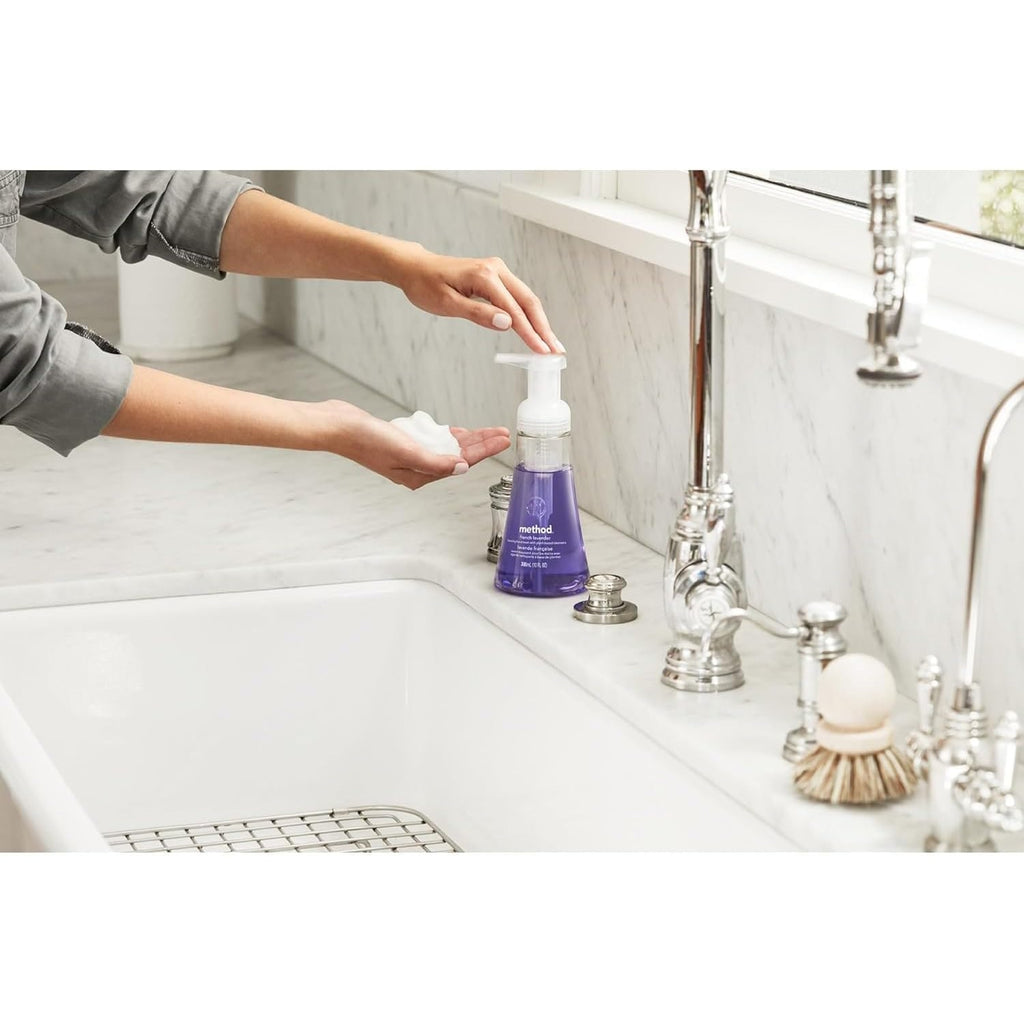 Method Foaming Hand Soap, Green Tea + Aloe, 10 Ounce (Pack of 3)