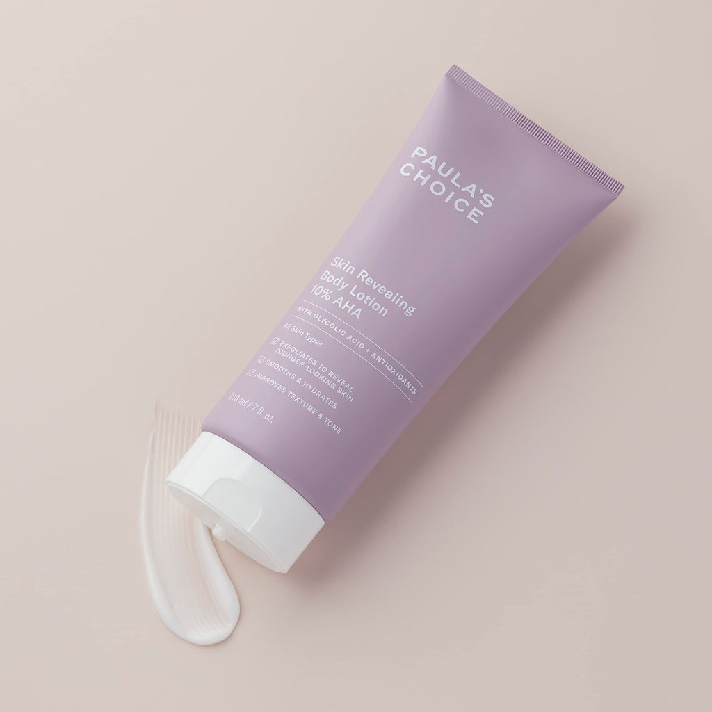 Buy now Paula's Choice Skin Revealing Body Lotion 10% AHA, Glycolic Acid & Shea Butter Exfoliant, Moisturizer for Keratosis Pilaris (KP) Prone Skin, 7 Ounce at indiglob india