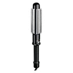 Conair Instant Heat Curling Iron Brush with 1-1/4 in Barrel, 25 Heat Settings, 30-Second Heat-Up, and Dual Voltage, Travel Ready Hair Styling Tool for Medium & Short Hair, Black, BC86N