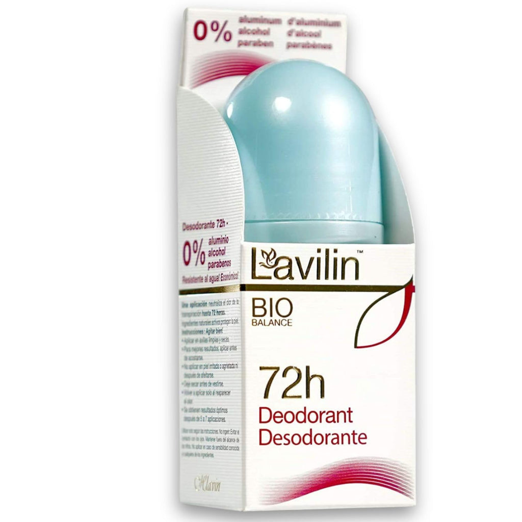 Buy now LAVILIN Roll On Deodorant for Women and Men - Aluminum Free Deodorant with Up to 72 Hour Long-Lasting Protection and Odor Control – Alcohol, Paraben and Cruelty FREE Sensitive Skin deodorant (2 oz) at indiglob india