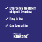 Padagis Naloxone HCI Nasal Spray, 4 mg – Emergency Treatment for Opioid Overdose - Rapid-Response Opioid Overdose Reversal, 2 Dose Single Use Nasal Spray