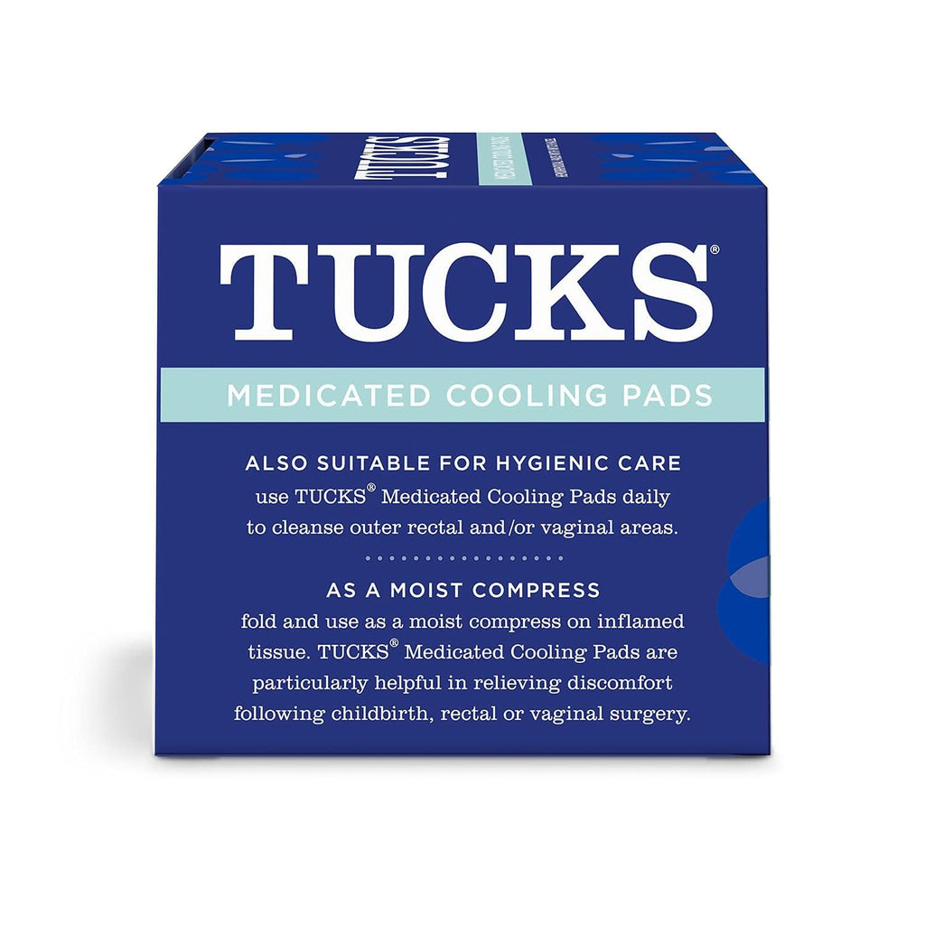 Buy now TUCKS Medicated Cooling Pads, 100 Count â€“ Pads with Witch Hazel, Cleanses Sensitive Areas, Protects from Irritation, Hemorrhoid Treatment, Medicated Pads Used By Hospitals at indiglob india