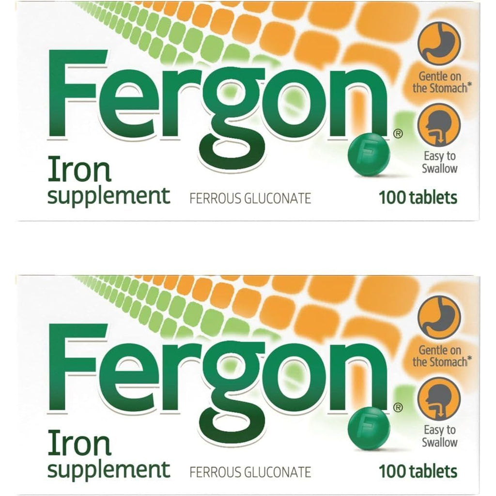 Buy now Fergon High Potency Iron Highly Soluble & Easily Digested, 27 mg Iron, 100 Tablets Default at indiglob india