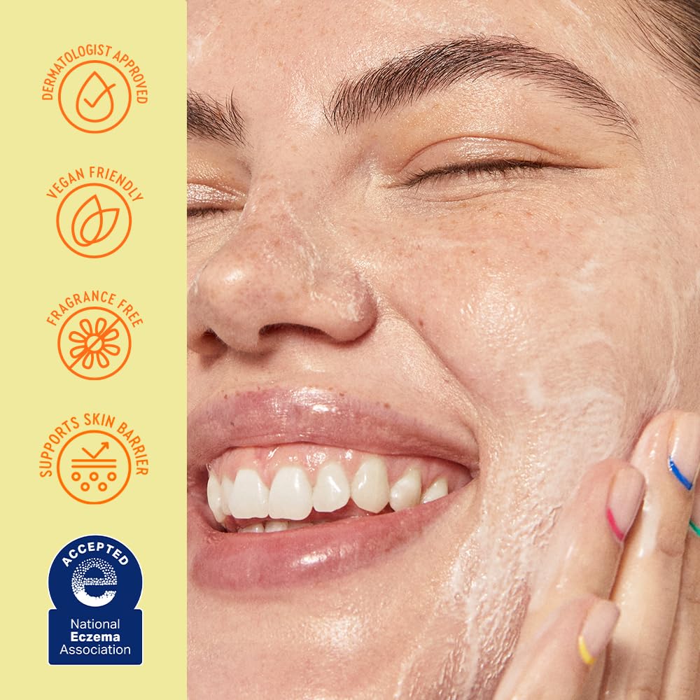 BYOMA Creamy Jelly Cleanser | Hydrating Face Wash with Ceramides, Soothing Formula, No Oily Residue, Fragrance Free, for All Skin Types